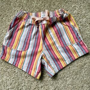Market & Spruce Striped Cotton Blend Shorts
